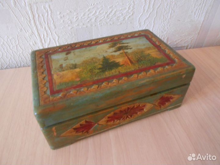 Шкатулка деревянная 1959 год и другие