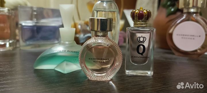 Миниатюры Dolce, Bourbon, Rochas, Estee Lauder