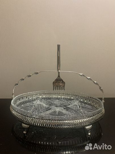 Менажница стеклянная