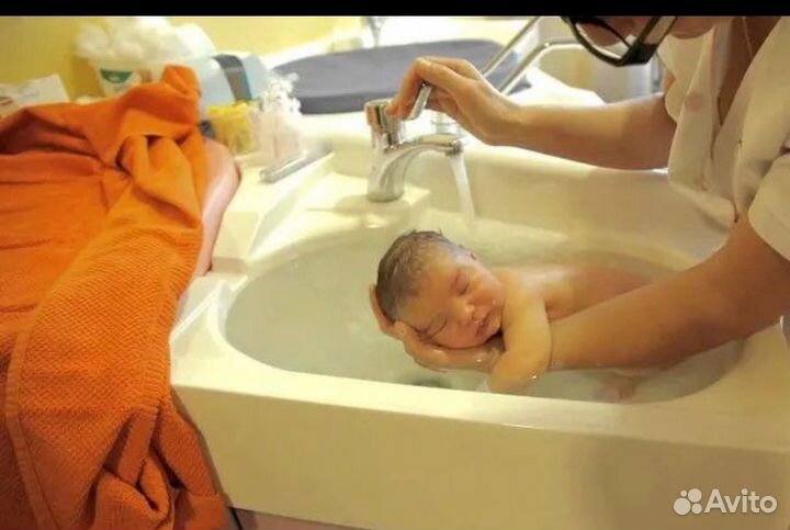Матрасик ванночка для купания новорожденного