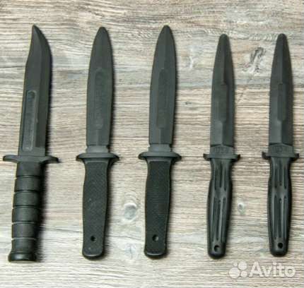 Нож тренировочный, резиновый