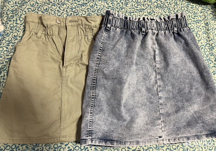 Юбка джинсовая (цена за 2 штуки)