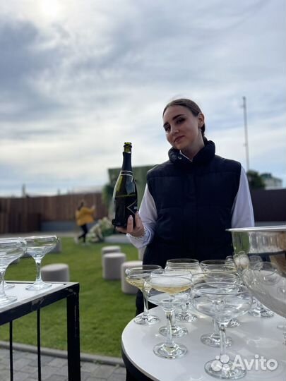 Официант на банкет, свадьба, любое мероприятие