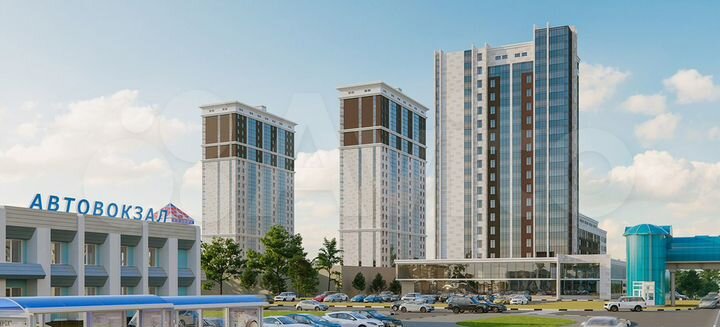 2-к. квартира, 71,4 м², 13/24 эт.