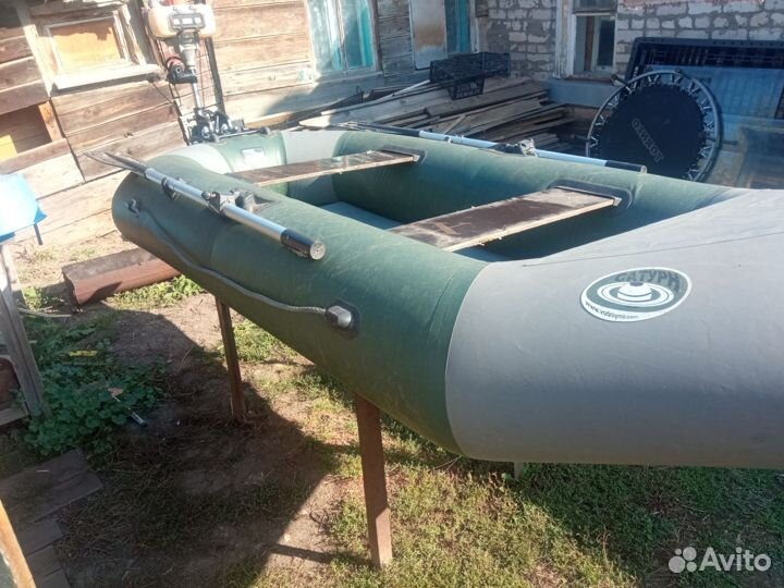 Лодка надувная двухместная бу