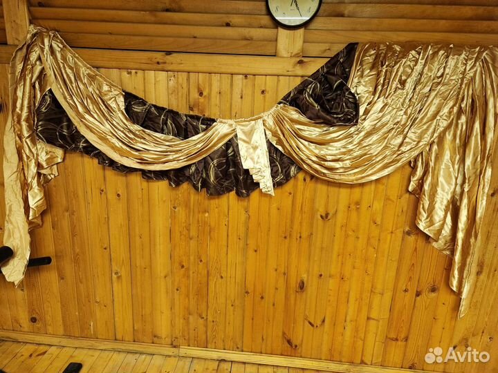 Комплект шторы, тюль и ламбрикены на 2 окна