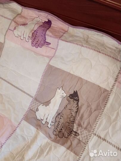 Покрывало на кровать с кошками