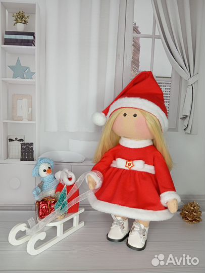 Текстильная интерьерная кукла