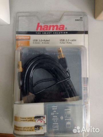 Кабель usb A/usb B