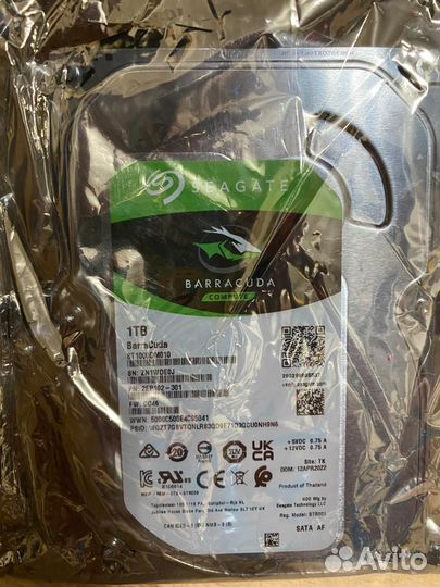 Жесткий диск seagate barracuda 1tb