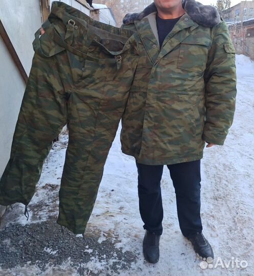 Зимняя куртка с ватными штанами(костюм)