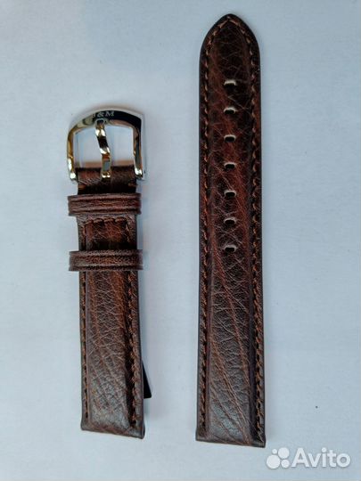 Ремешок для часов 18 мм, коричневый