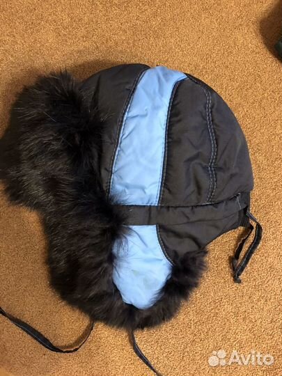 Зимняя шапка для мальчика 52