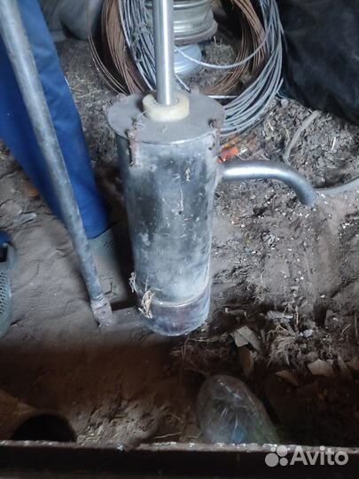 Насос из нержавейки ручной для скважин, колонка