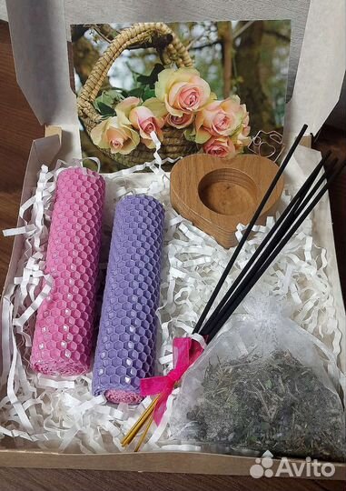 Свечи из вощины подарочные наборы ч.3