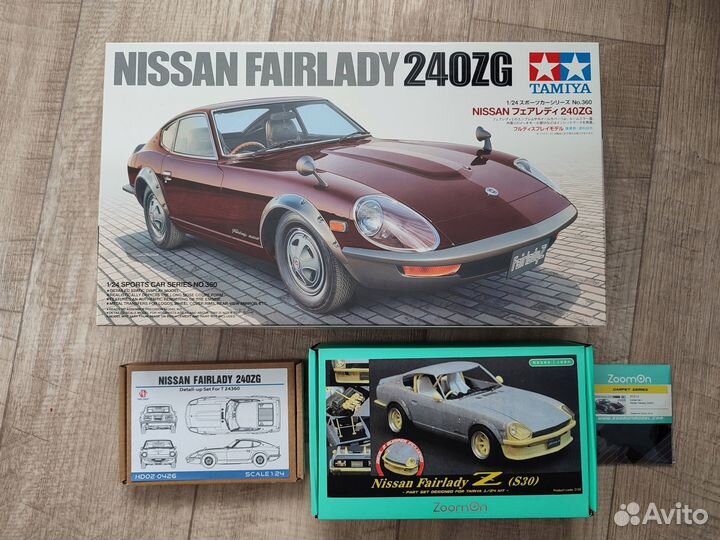 Сборная модель 1/24 Nissan FairLady 240ZG Tamiya +