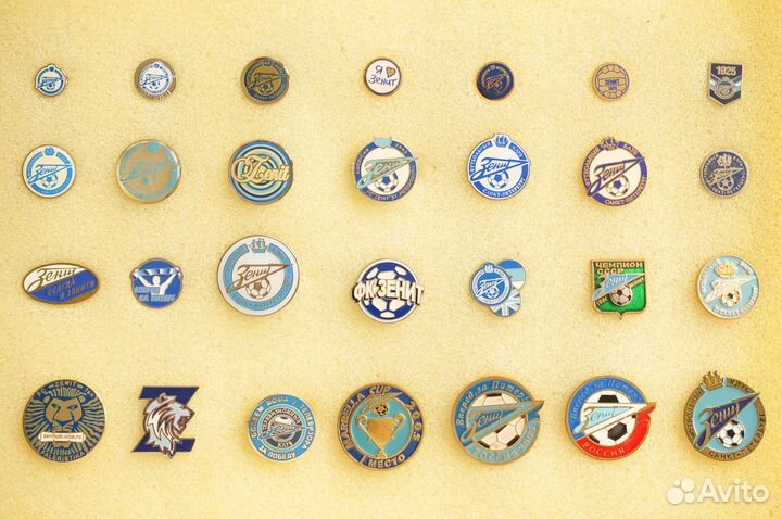 Значки футбол фк Зенит Санкт Петербург Соперники