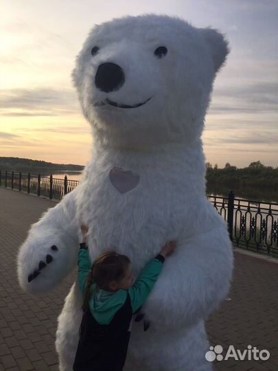 Белый мишка поздравление