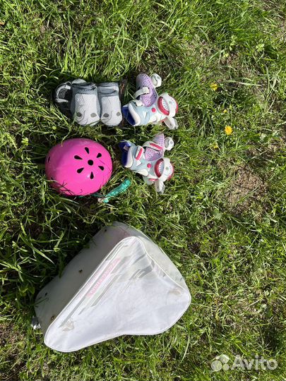 Ролики раздвижные (+комплект защиты)