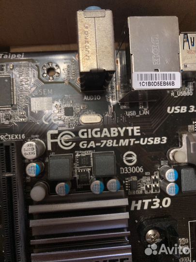 Материнская плата с процессором fx8300 и озу