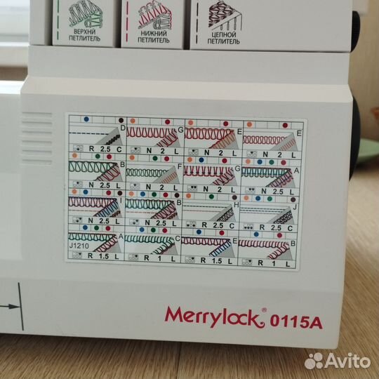 Коверлок merrylock 0115 А