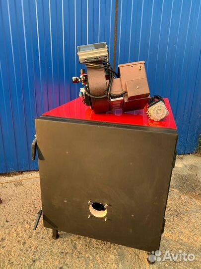 Котел стальной водогрейный на отработке