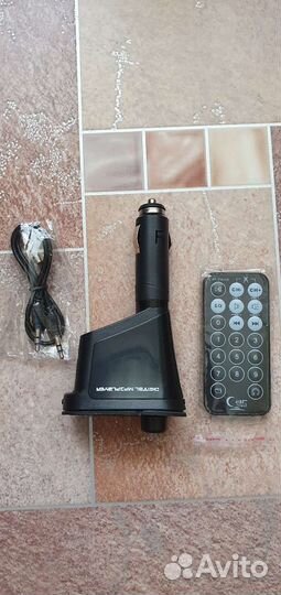 MP3 плеер + FM трансмиттер с дисплеем (Новый)