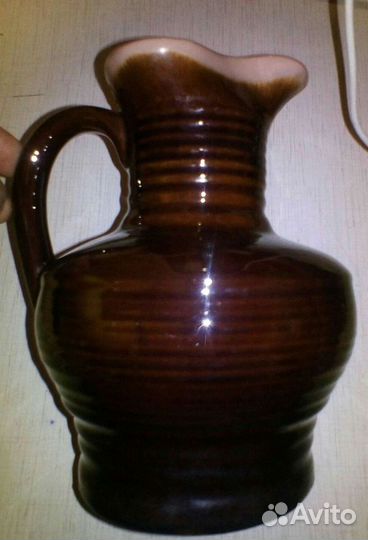 Глиняный кувшин СССР нетронутый с наклейкой