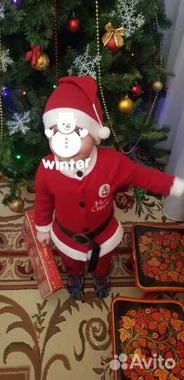 Костюм санта клауса 92-98
