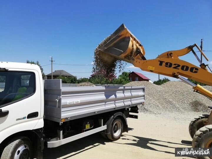 Песок Щебень Отсев Гпс Галька Мура Бутовый камень