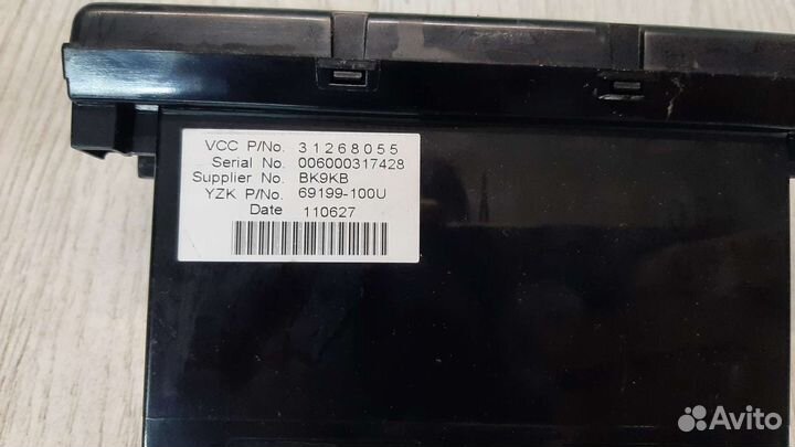 Дисплей Volvo c30, s40 2, v50