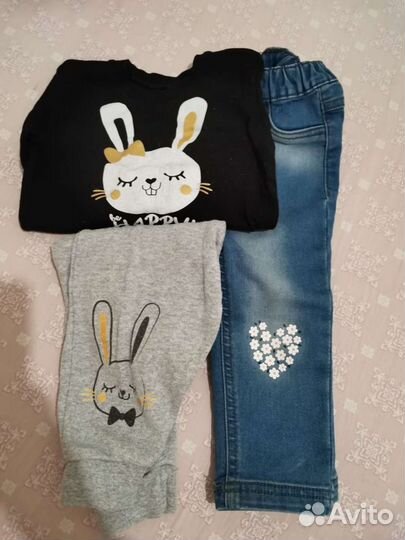 Вещи на девочку 80-104