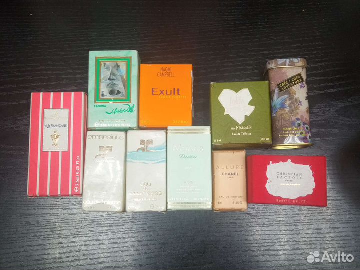 Винтажные духи миниатюры франция оригинал