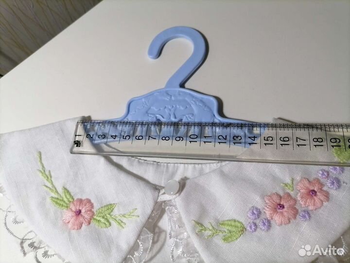 Воротничок накладной. Ручная вышивка