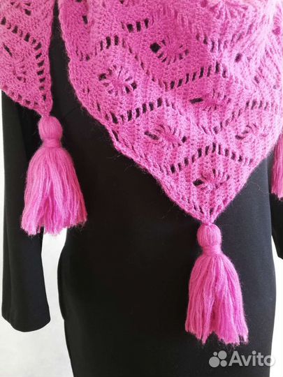 Вязаный платок бактус