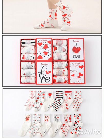 Носки женские в подарочной упаковке