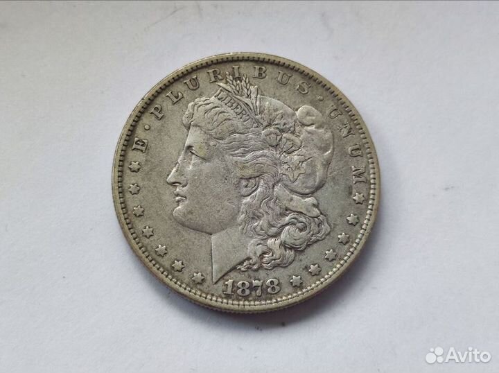 1 Доллар Моргана 1878 Филадельфия