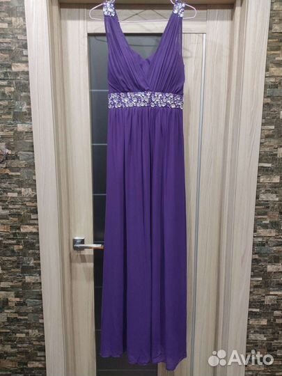 Вечернее платье 46 48 размера в пол