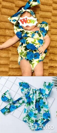 Боди для девочки 68