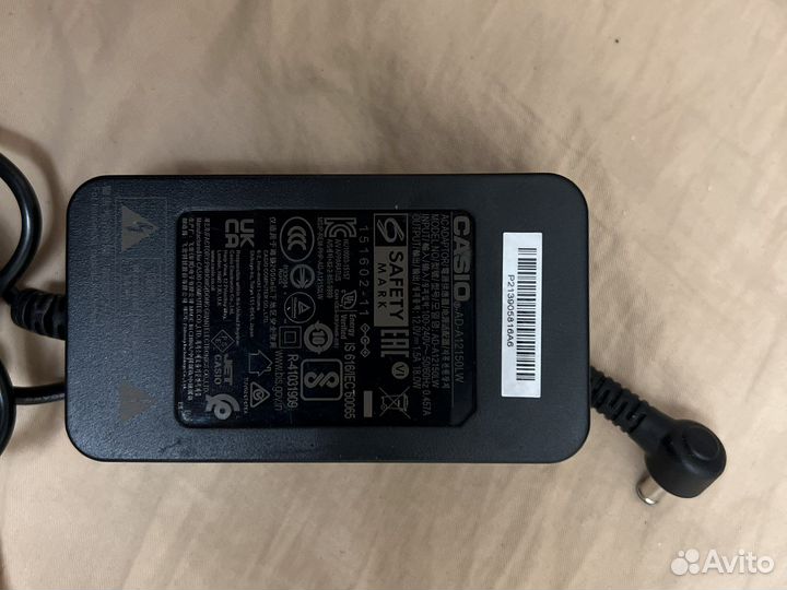 Адаптер блок питания для пианино casio оригинал