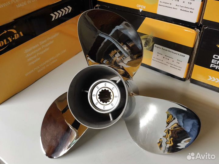 Гребной винт Suzuki 40-60; 3*11-3/4*13, сталь