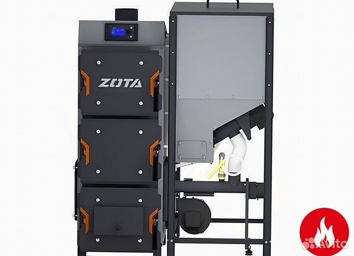 Пеллетный котел zota «focus» 22