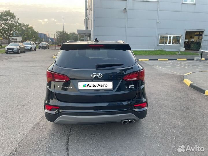 Hyundai Santa Fe 2.2 AT, 2017, 82 189 км