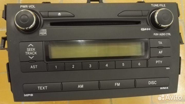 Магнитола Toyota corolla e150