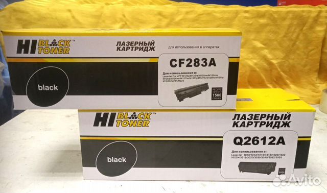 Картриджи лазерные, новые, б/у, разные