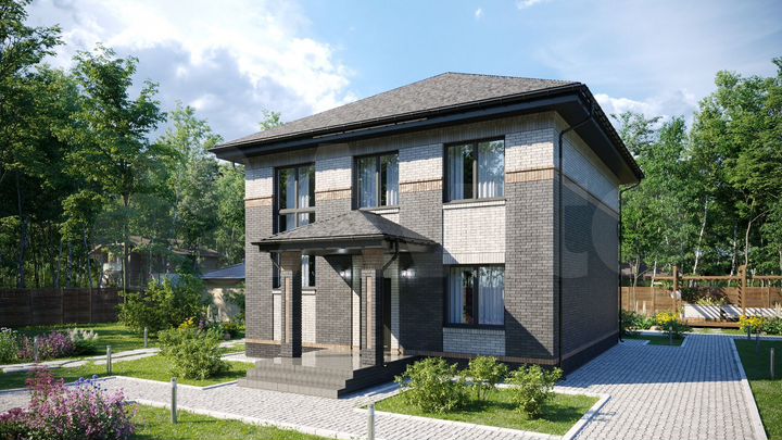 Коттедж 153 м² на участке 10 сот.