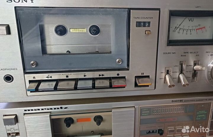 Кассетная дека Sony TC-K4A (Japan, 1979 год)