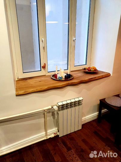 Подоконник деревянный на заказ