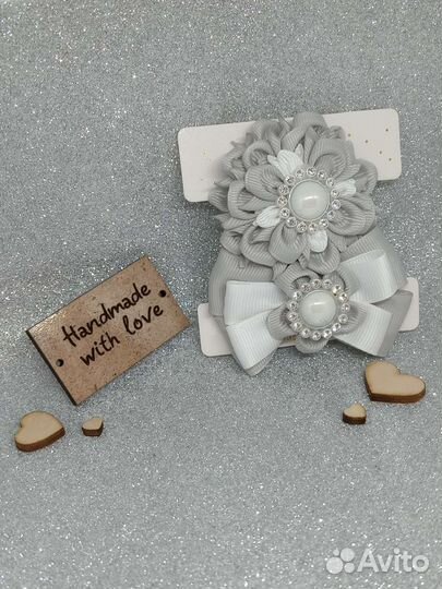 Школьный бант, резинка, нарядная, девочке