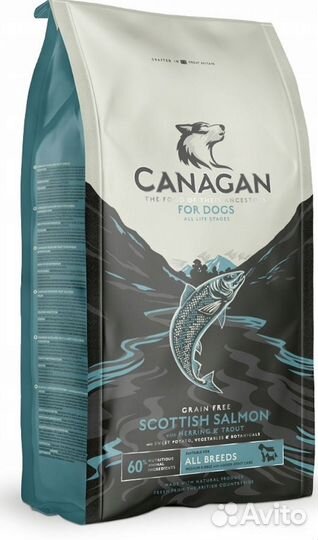 Сухой корм для собак Canagan Scottish Salmon